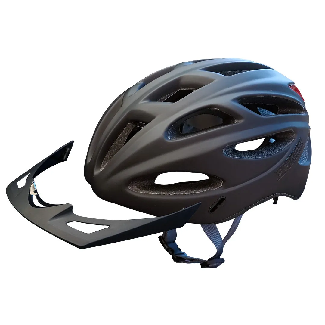 Silverback Space Spectra cykelhjelm matsort M med LED