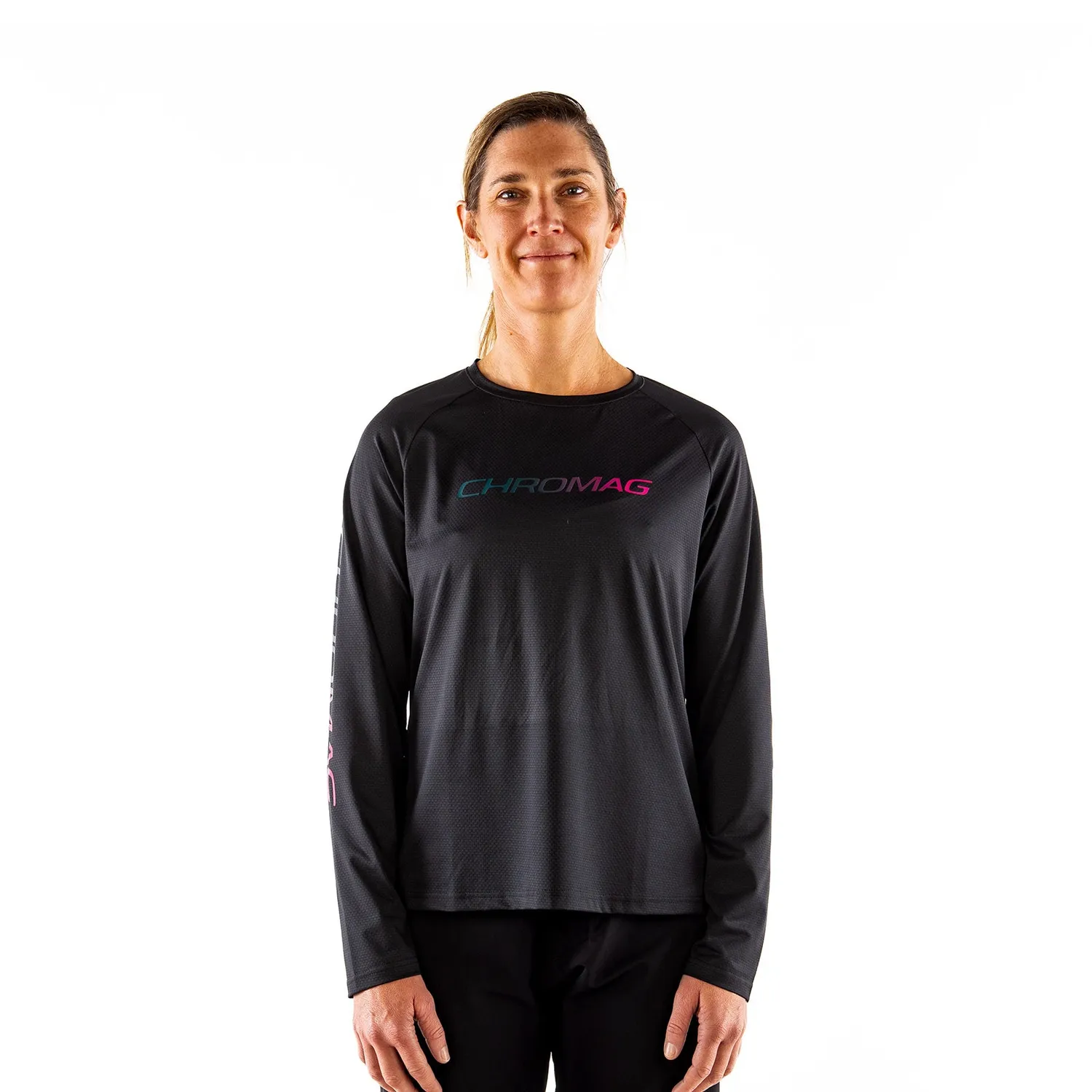 Chromag Dominion MTB-trøje dame langærmet Mauve