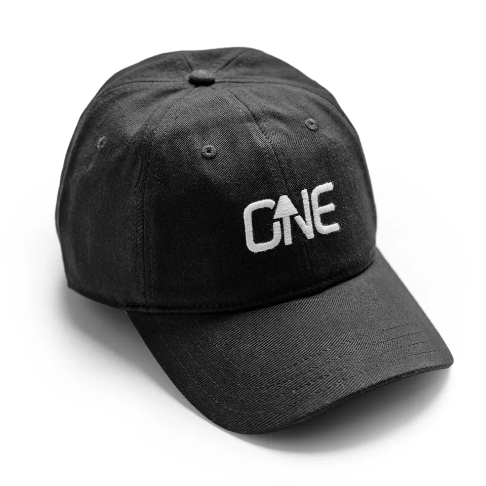 OneUp Dad Hat kasket sort O/S broderet