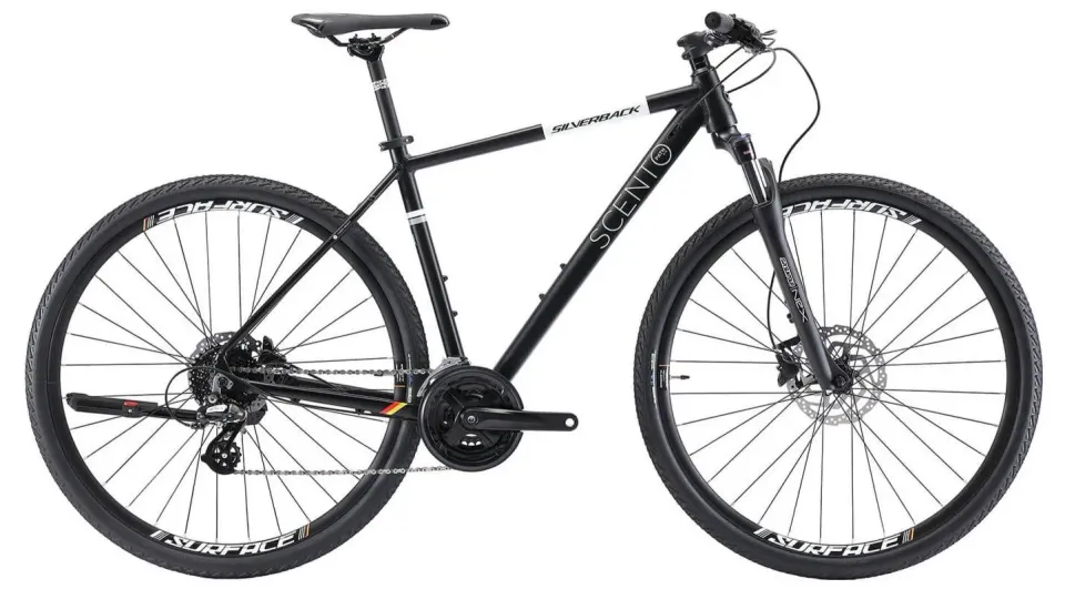 Silverback Scento Path HD hybridcykel Jet Black