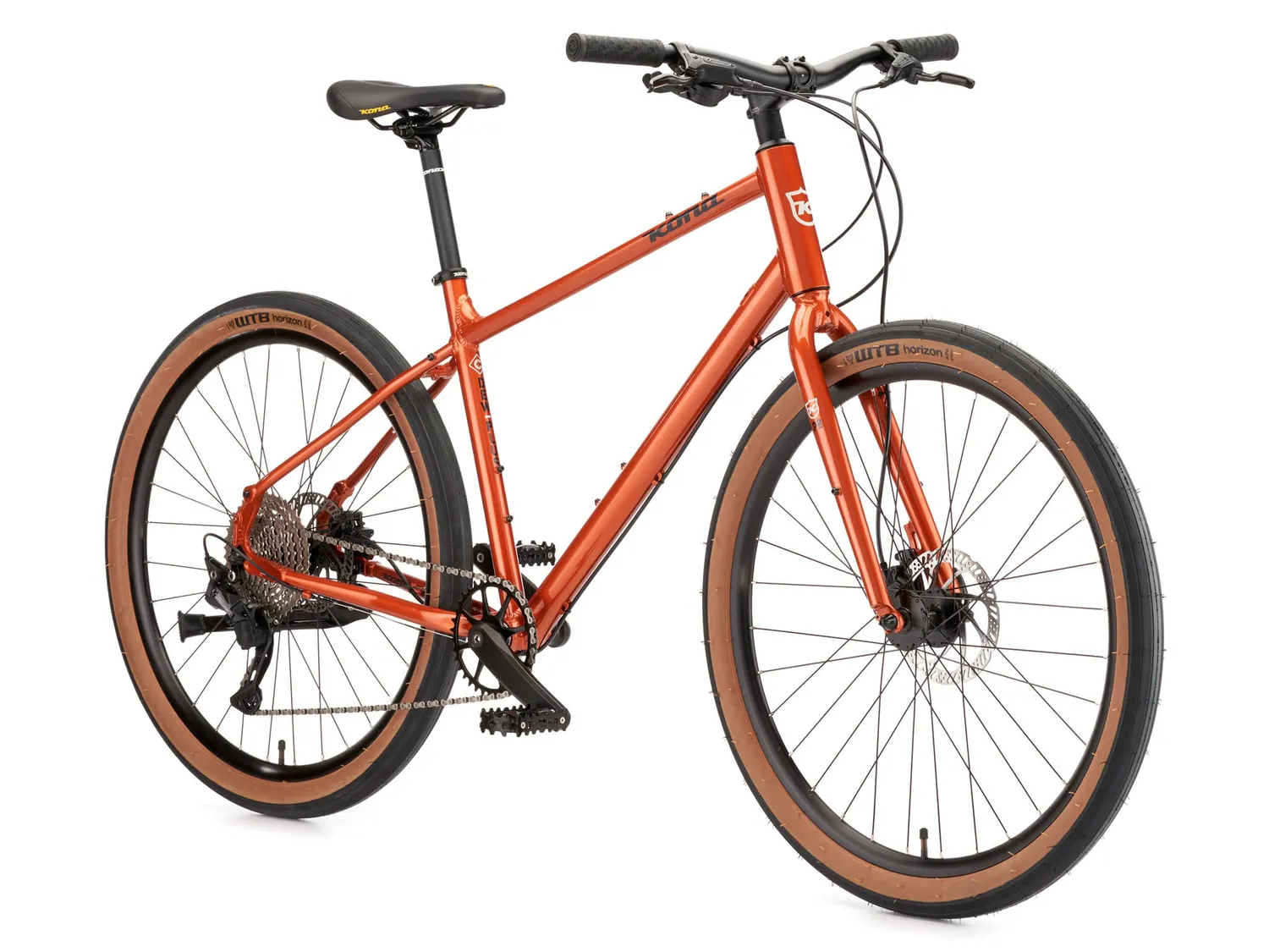 Kona Dew Plus citybike Orange MD hydraulisk