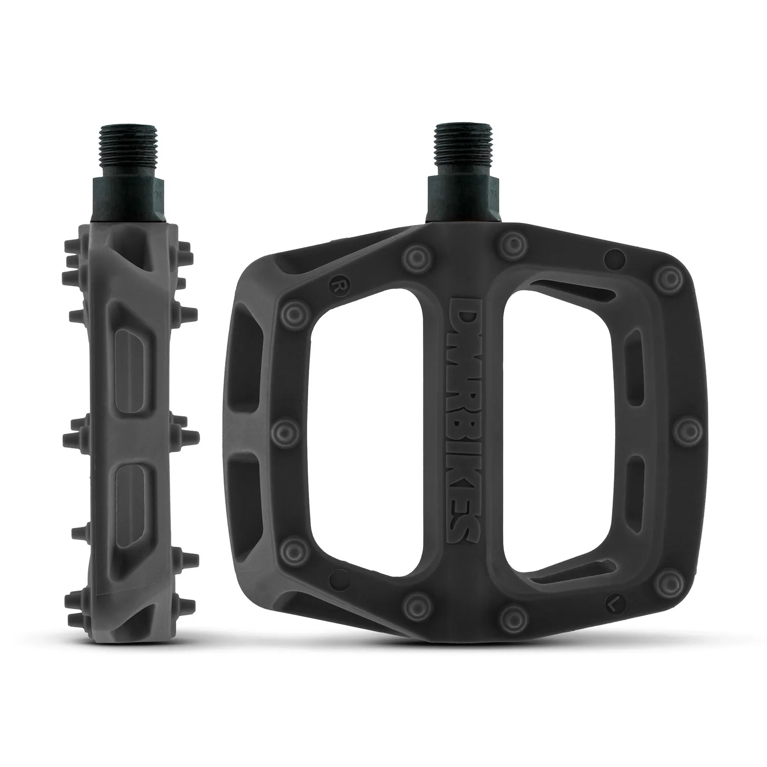 DMR V6 pedaler sort nylon platform MTB