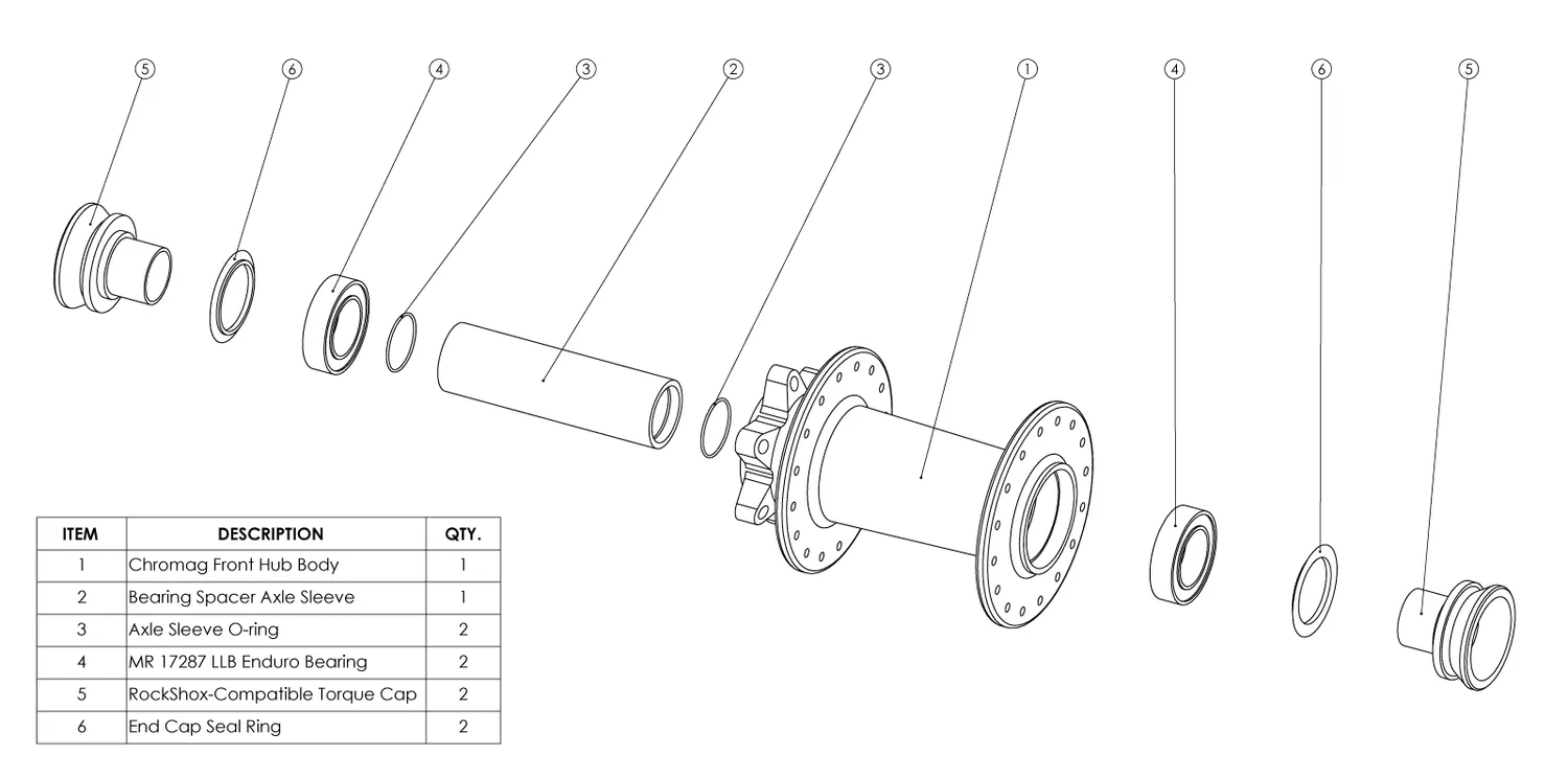 Chromag BA30 forhjul 29" alu til trail