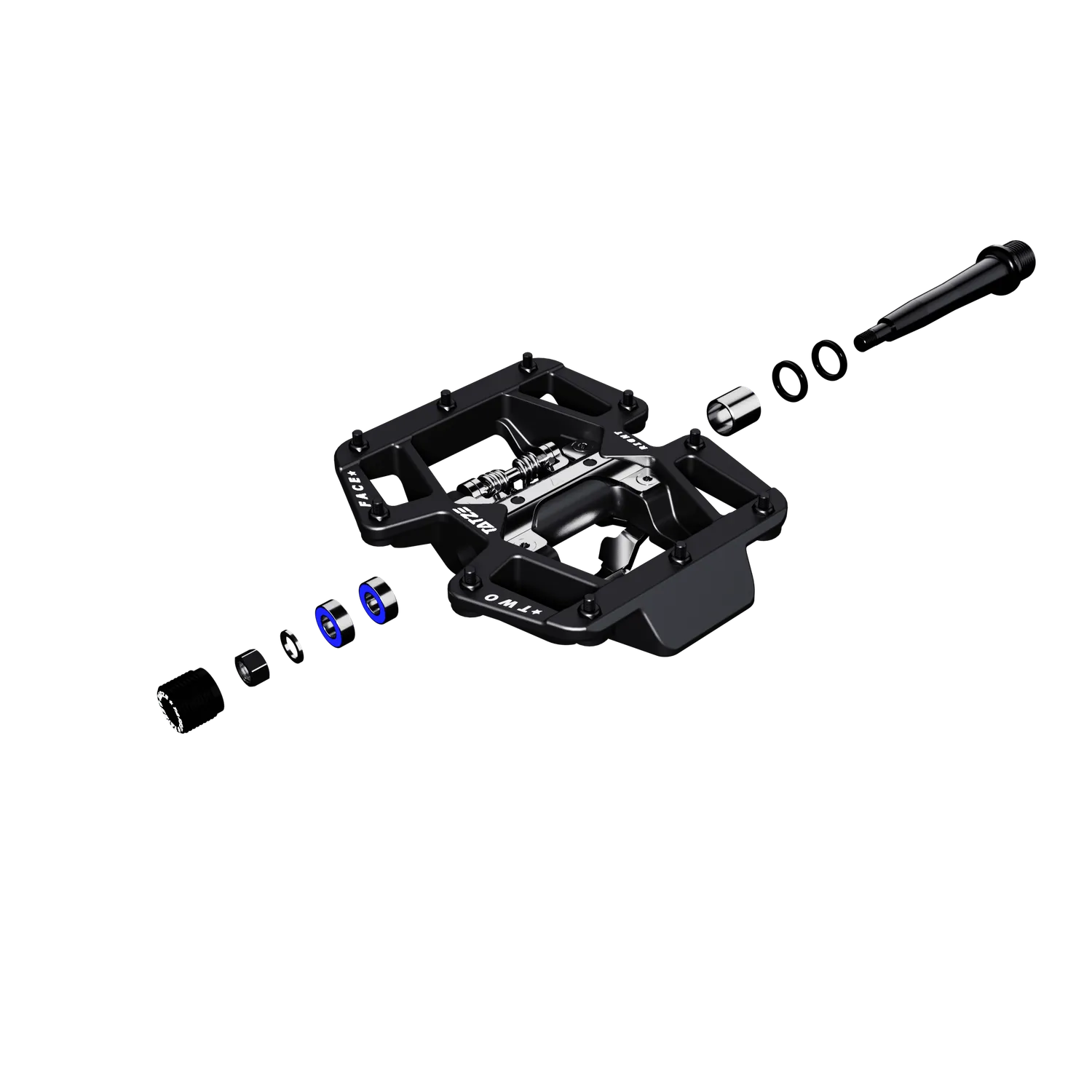 TATZE TWO-FACE Composite kombipedaler inkl. klamper