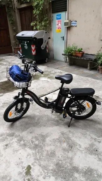 URLIFE E20 US elcykel Dusty Teal klar til spor