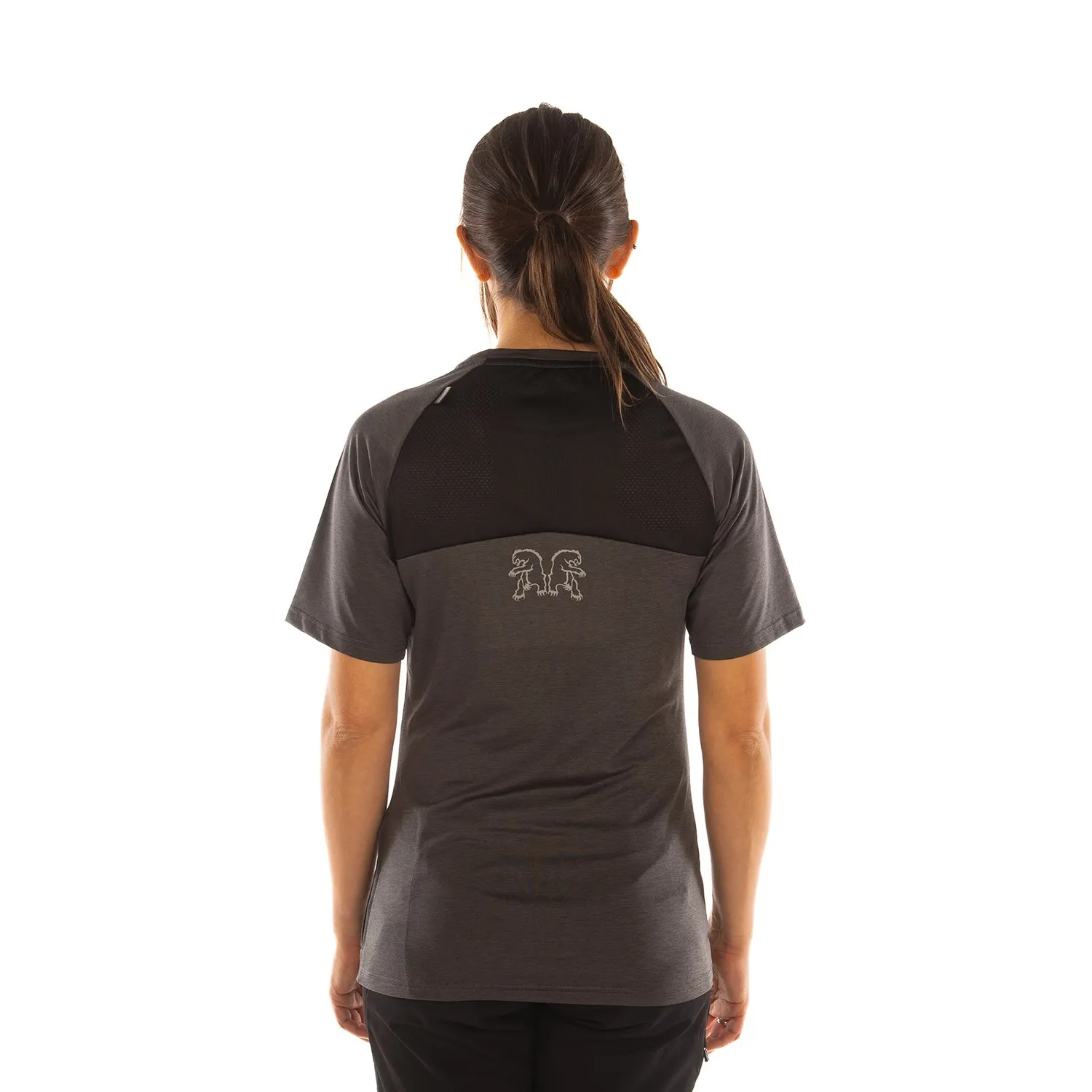 Chromag Rip Women 2023 cykeltrøje Charcoal Heather stræk