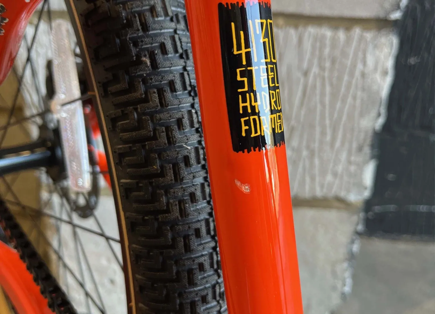 DMR Sect dirt jump cykel orange chromoly