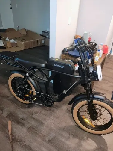 URLIFE T16 elcykel sort US-version