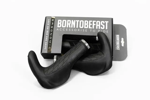 Silverback B2BF Bar End lock-on greb med horn
