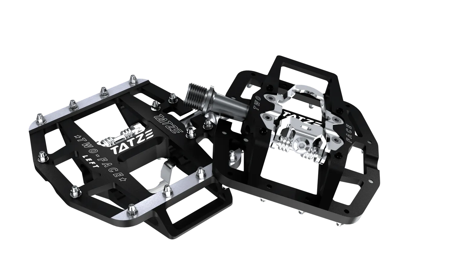 TATZE TWO-FACE kombipedaler Cr-Mo inkl. klamper