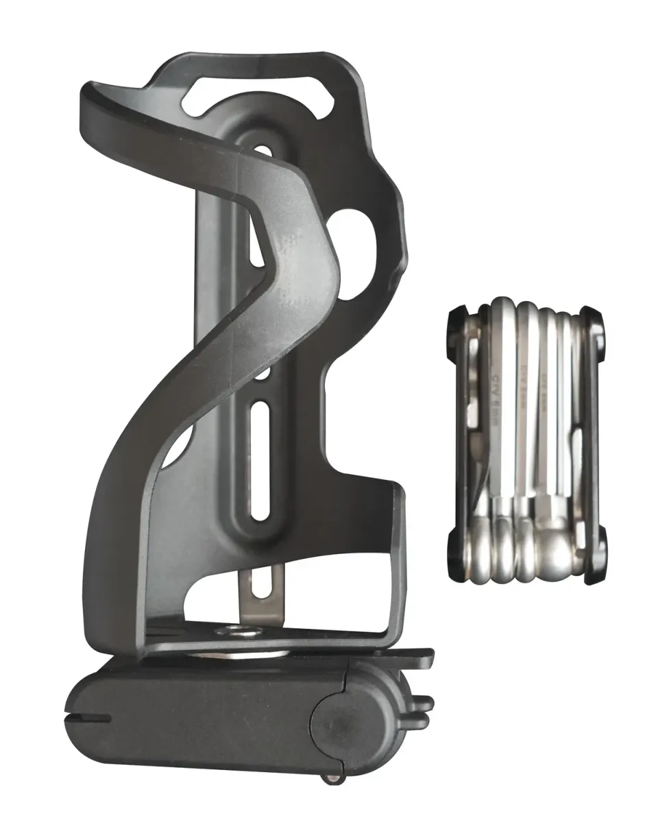 Silverback Surface flaskeholder alu front + multiværktøj