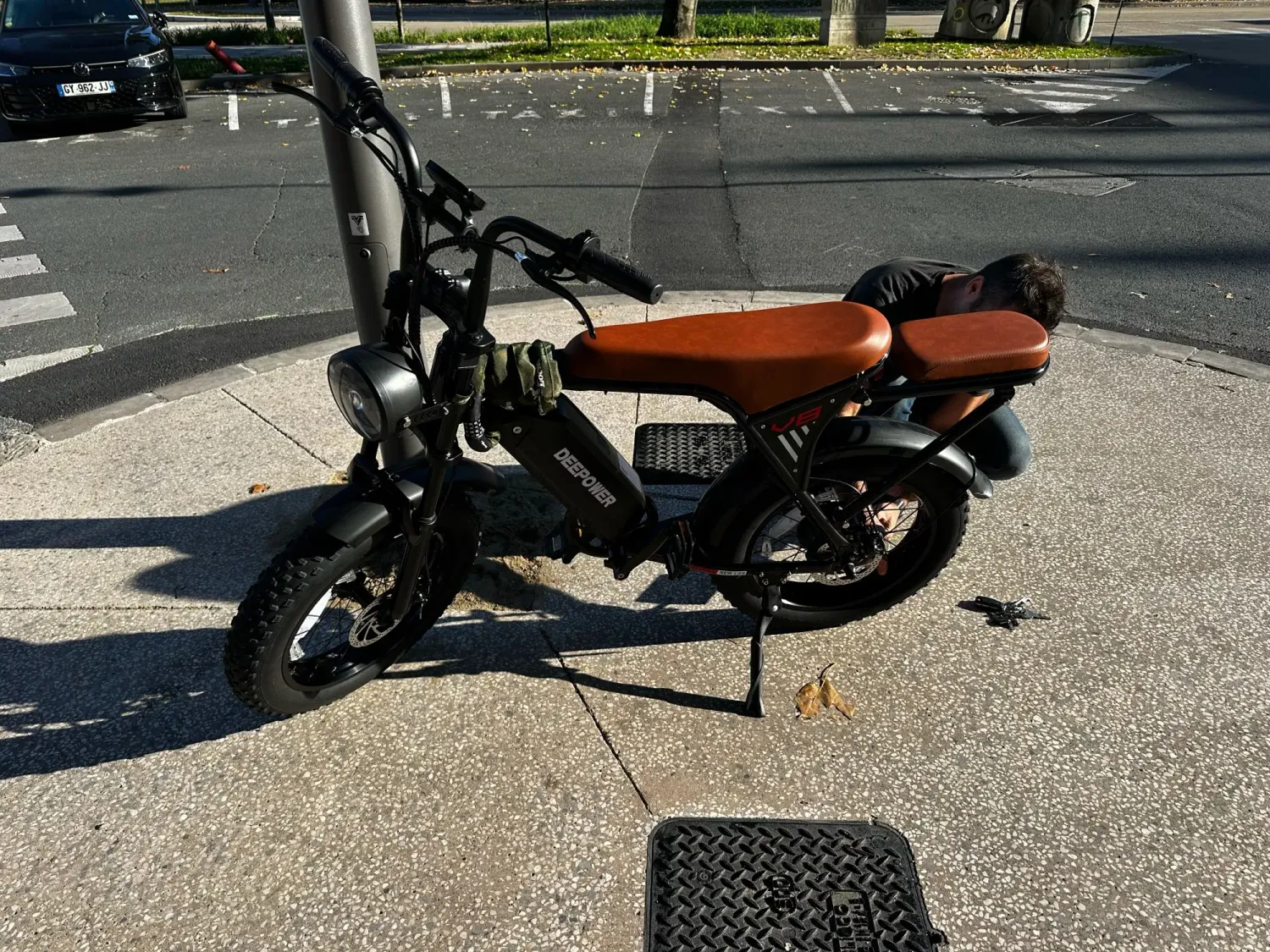 URLIFE E20 UK elcykel Dusty Teal pendlerklar
