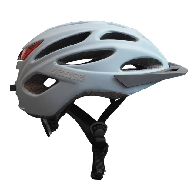 Silverback Space Spectra cykelhjelm mat grå med LED