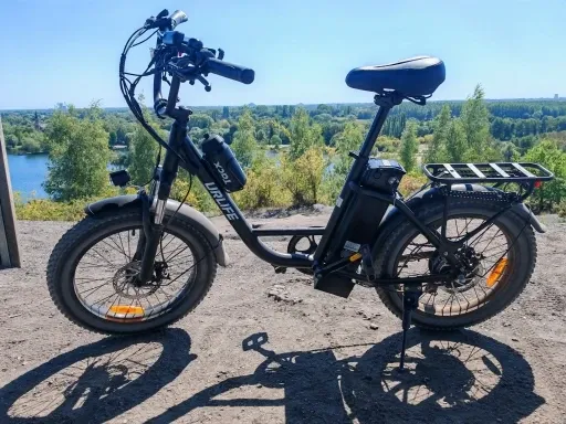 URLIFE E20 US elcykel Dusty Teal klar til spor