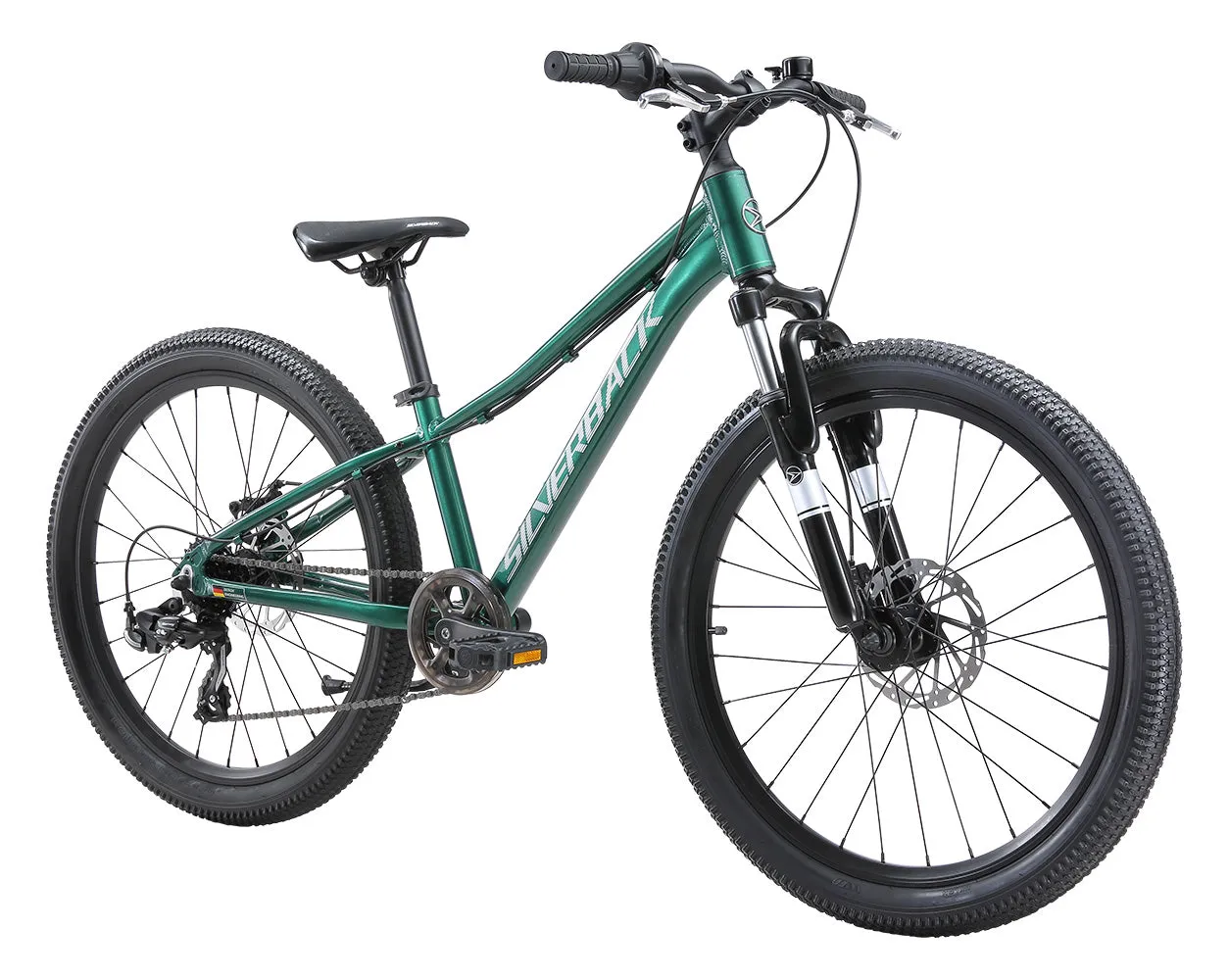 Silverback Spyke 24D Gen4 børnecykel grå/rød 7 gear
