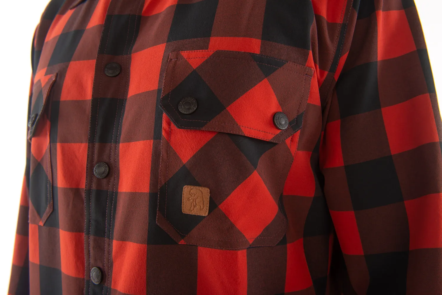 Chromag Burke langærmet cykeltrøje burnt red