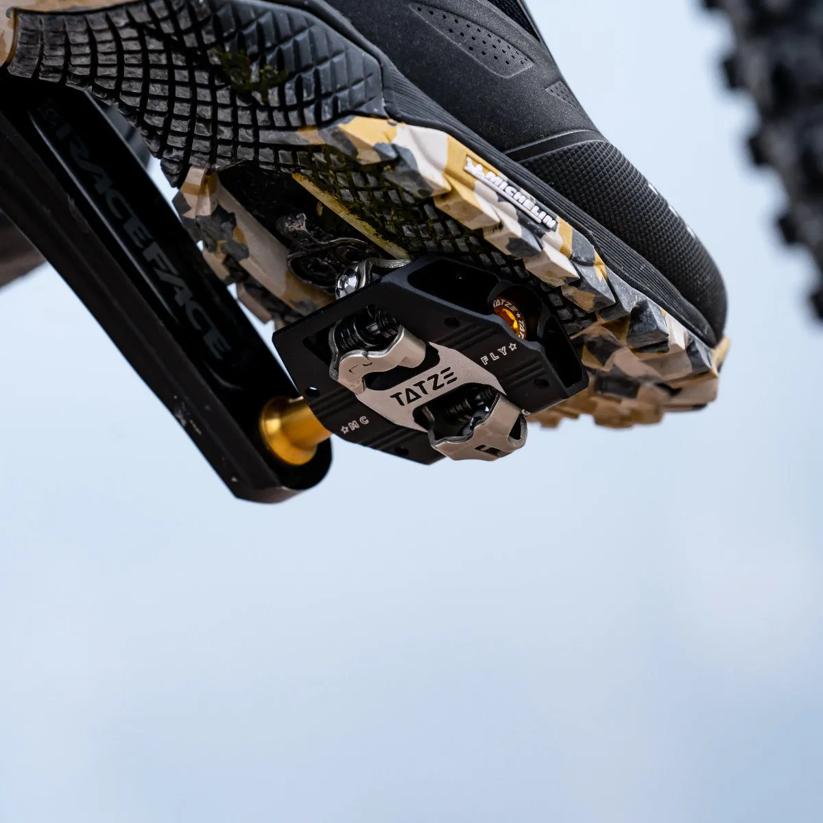 TATZE MC-FLY TI klikpedaler titanaksel – SPD