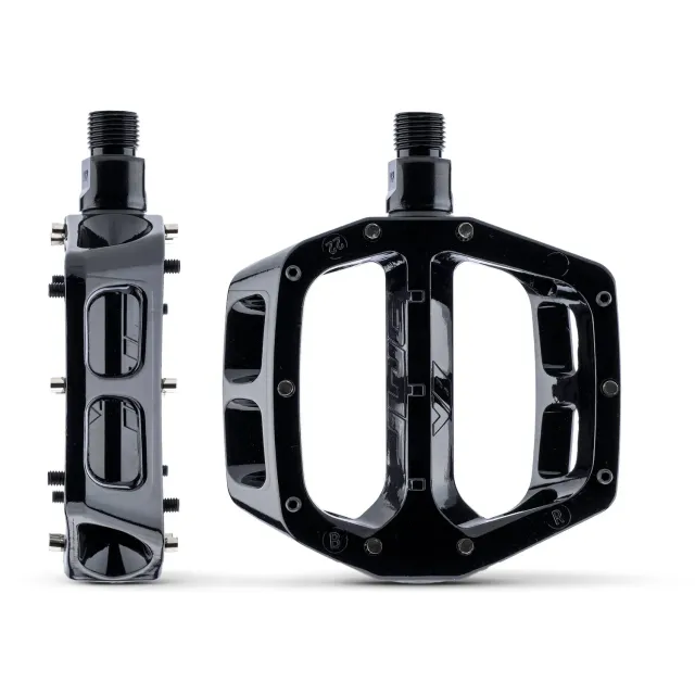DMR V8 Classic platformpedal sort med konkav profil