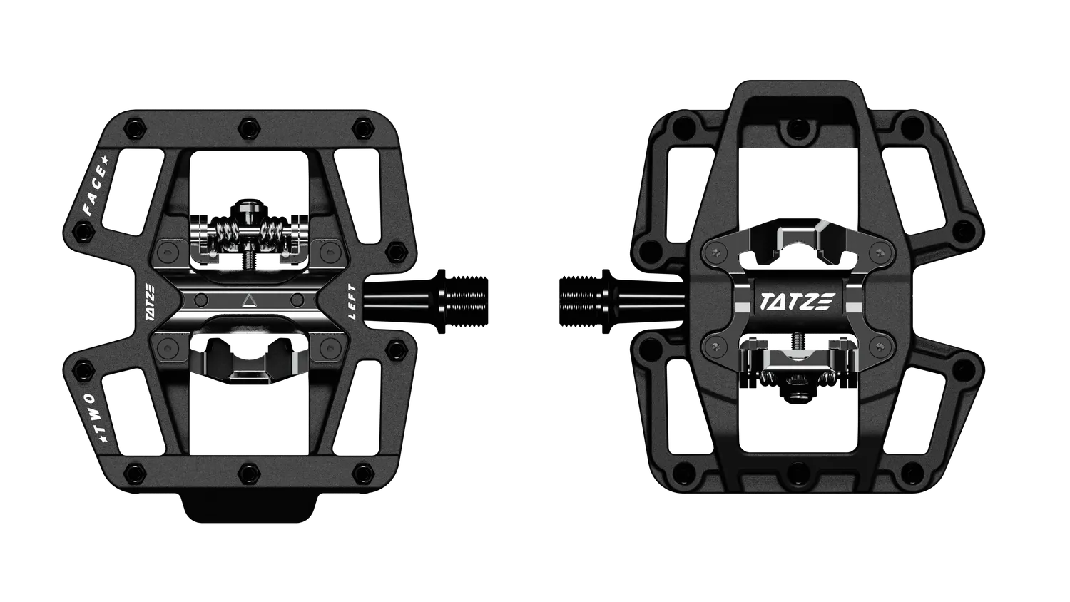 TATZE TWO-FACE Composite kombipedaler inkl. klamper