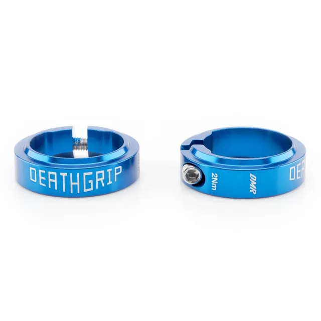 DMR Deathgrip2 låseringe blå alu 2 stk