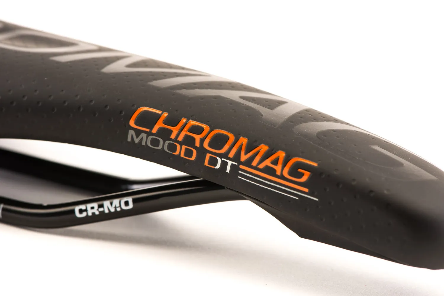 Chromag Mood DT sadel sort/orange chromoly