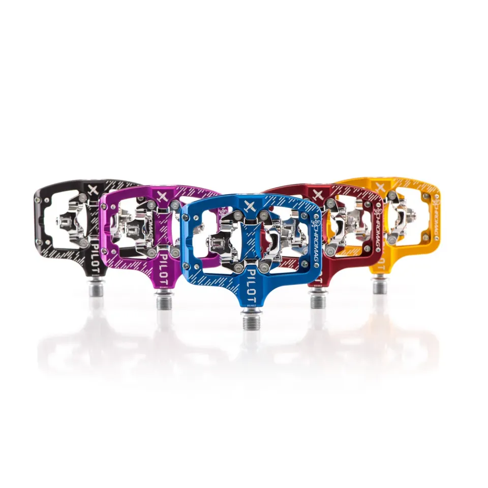 Chromag Pilot klikpedaler sort dobbeltsidet SPD