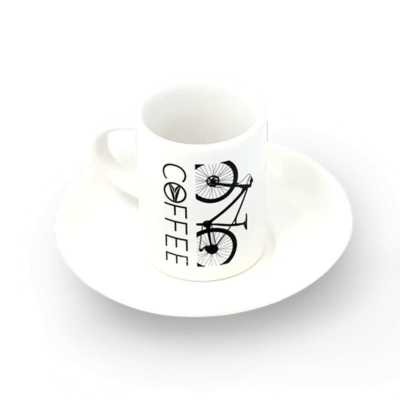Silverback B2BF espressokop porcelæn hvid-sort