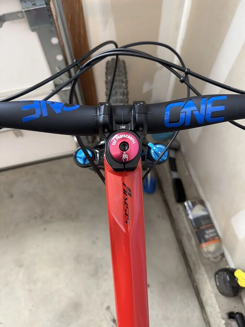 OneUp Carbon styr decals sæt lilla
