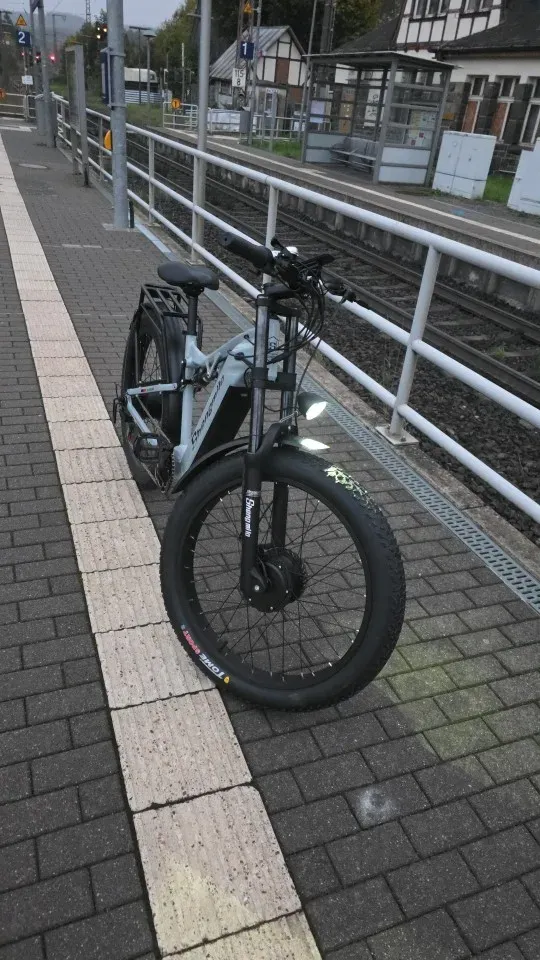 URLIFE E20 UK elcykel Dusty Teal pendlerklar