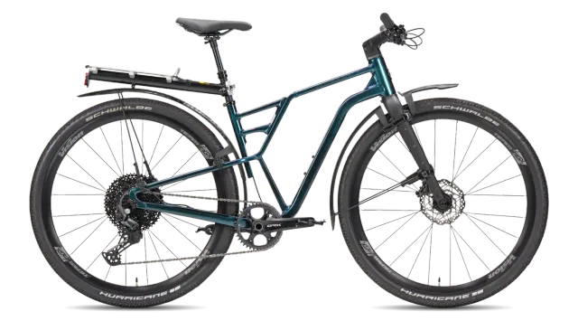 SilverRider Gravel Path flatbar gravelcykel marine 1x11