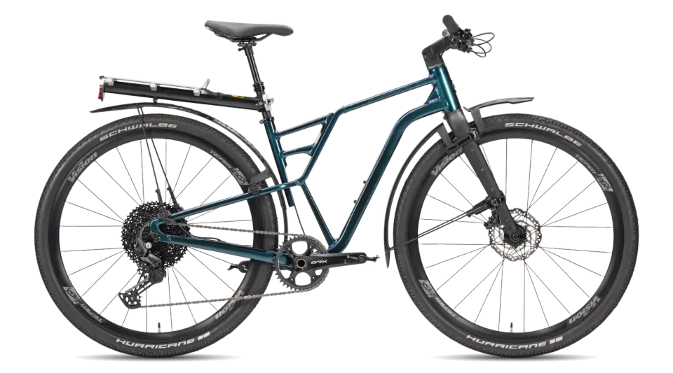 SilverRider Gravel Path flatbar gravelcykel marine 1x11
