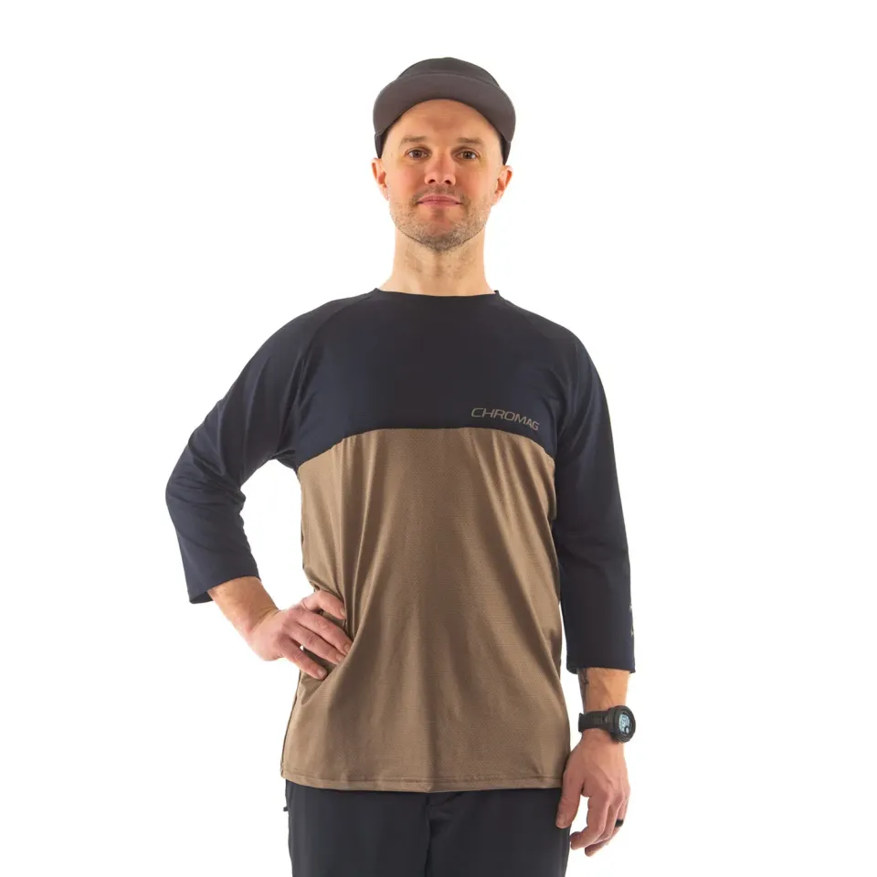 Chromag Mission trøje herre 3/4 sort poly/spandex