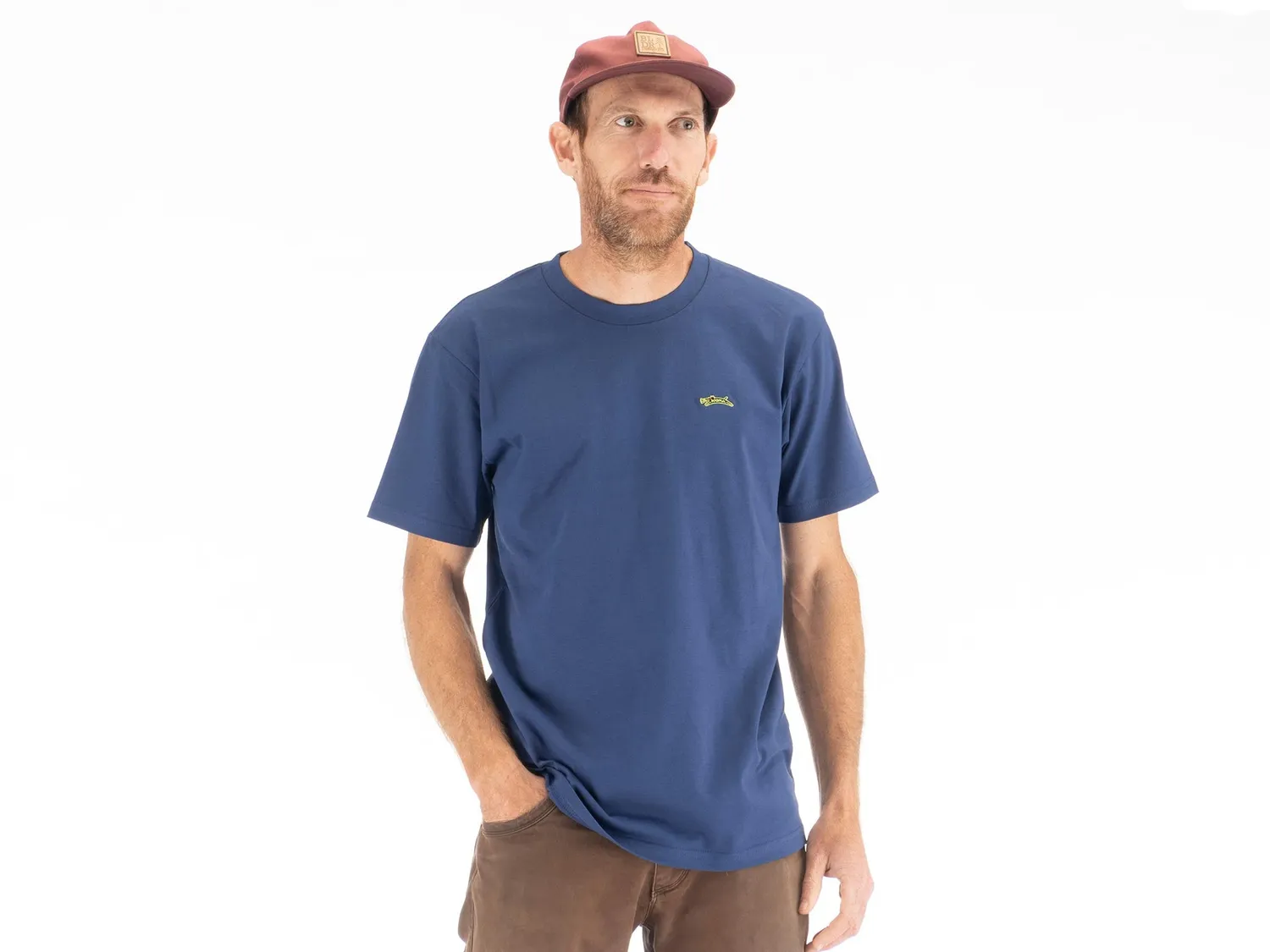 Kona Le Chien Premium T-shirt cobalt tung bomuld
