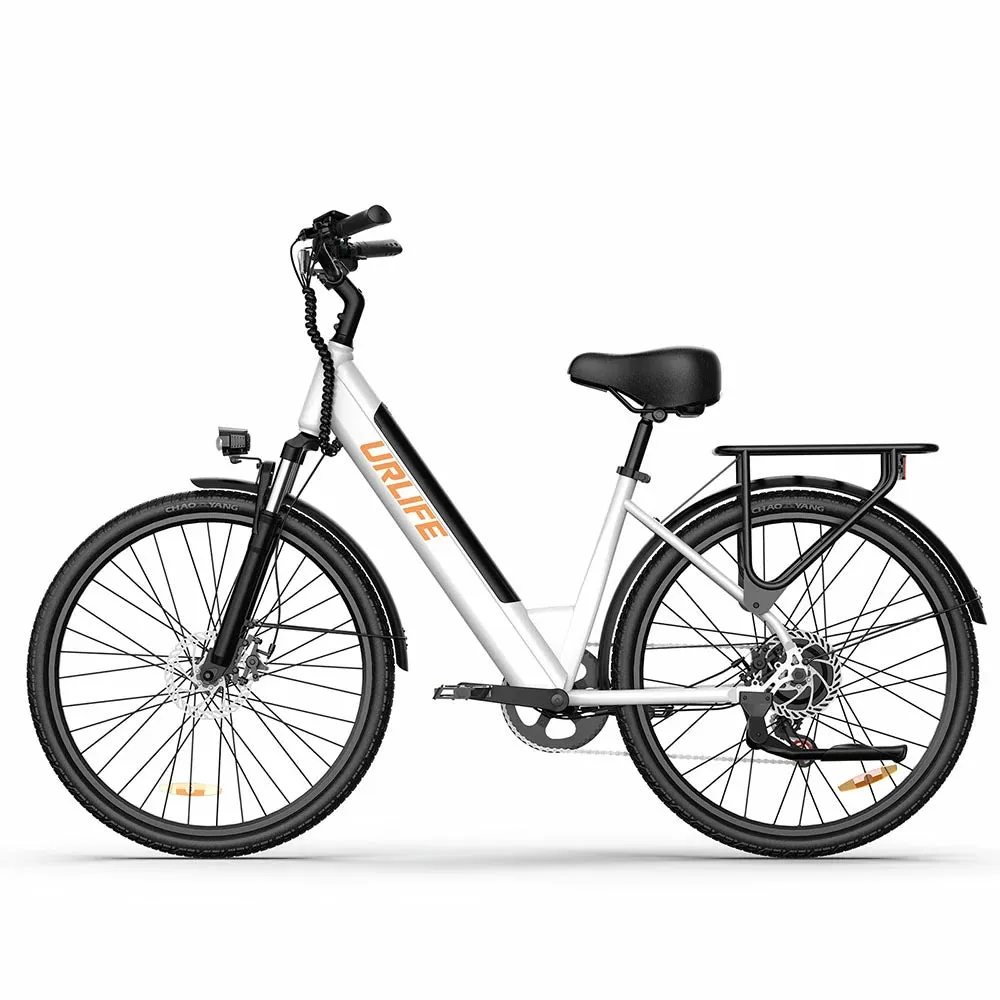 URLIFE E26 48V UK elcykel White testet på grus