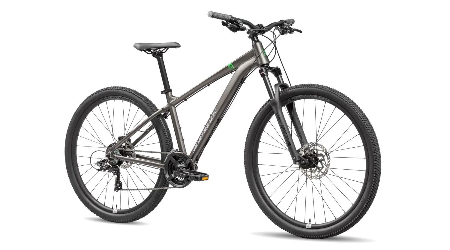 Silverback SE Series 7 mountainbike grå 21 gear 100 mm
