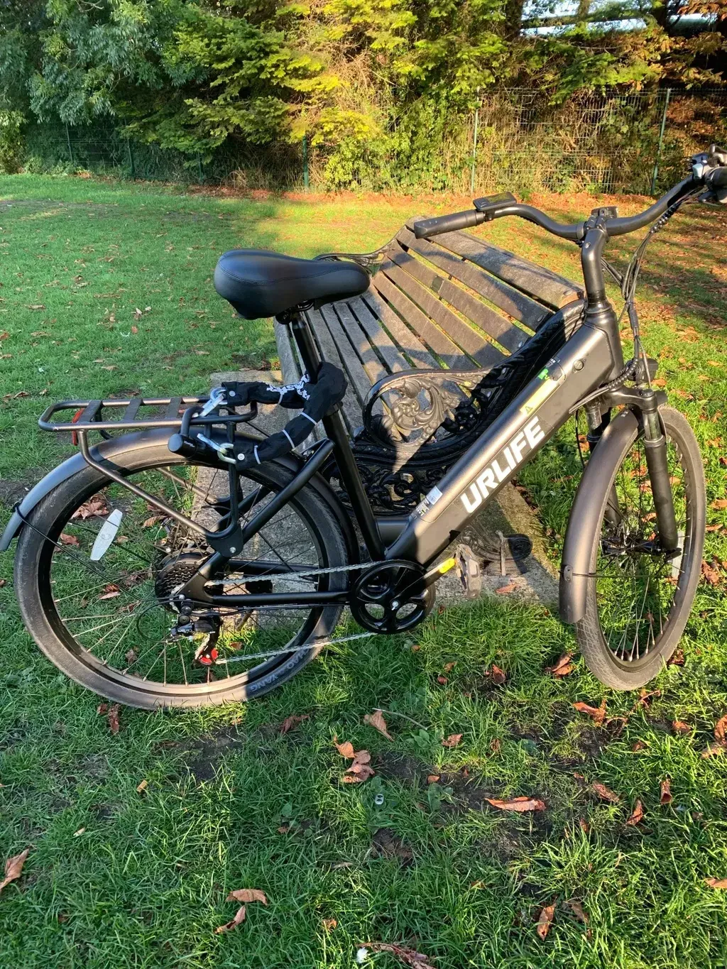 URLIFE E26 48V elcykel sort EU rækkevidde