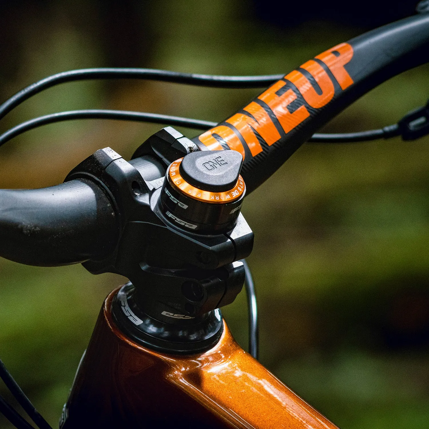 OneUp Carbon styr decals sæt lilla