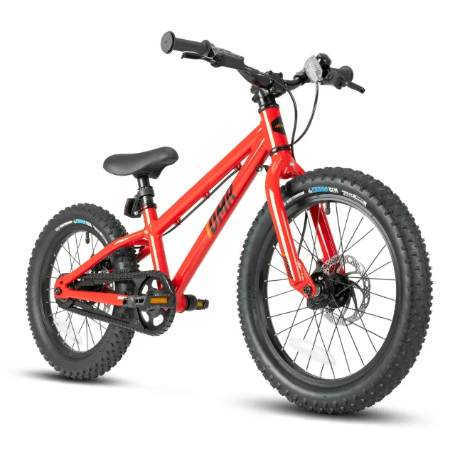 DMR Sidekick børnecykel rød med hydraulisk bremse
