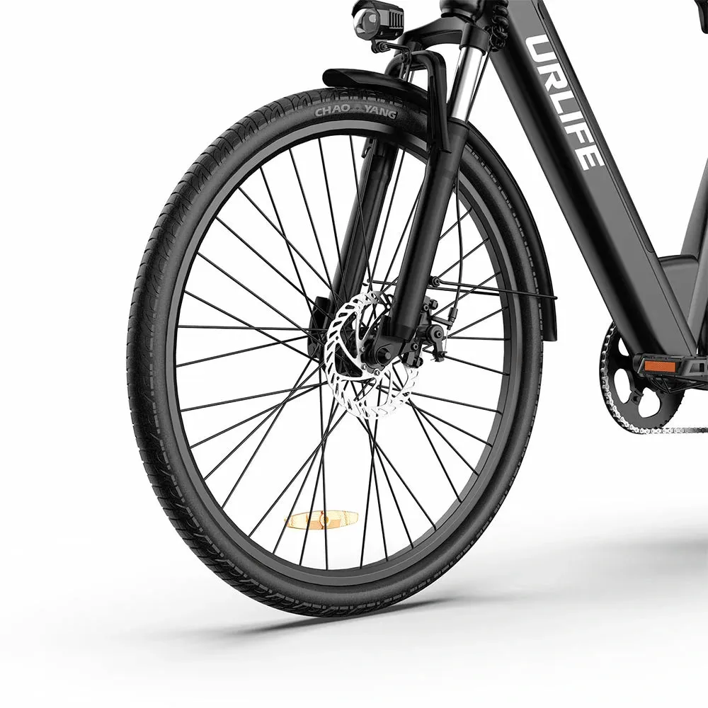 URLIFE E26 48V UK elcykel White testet på grus