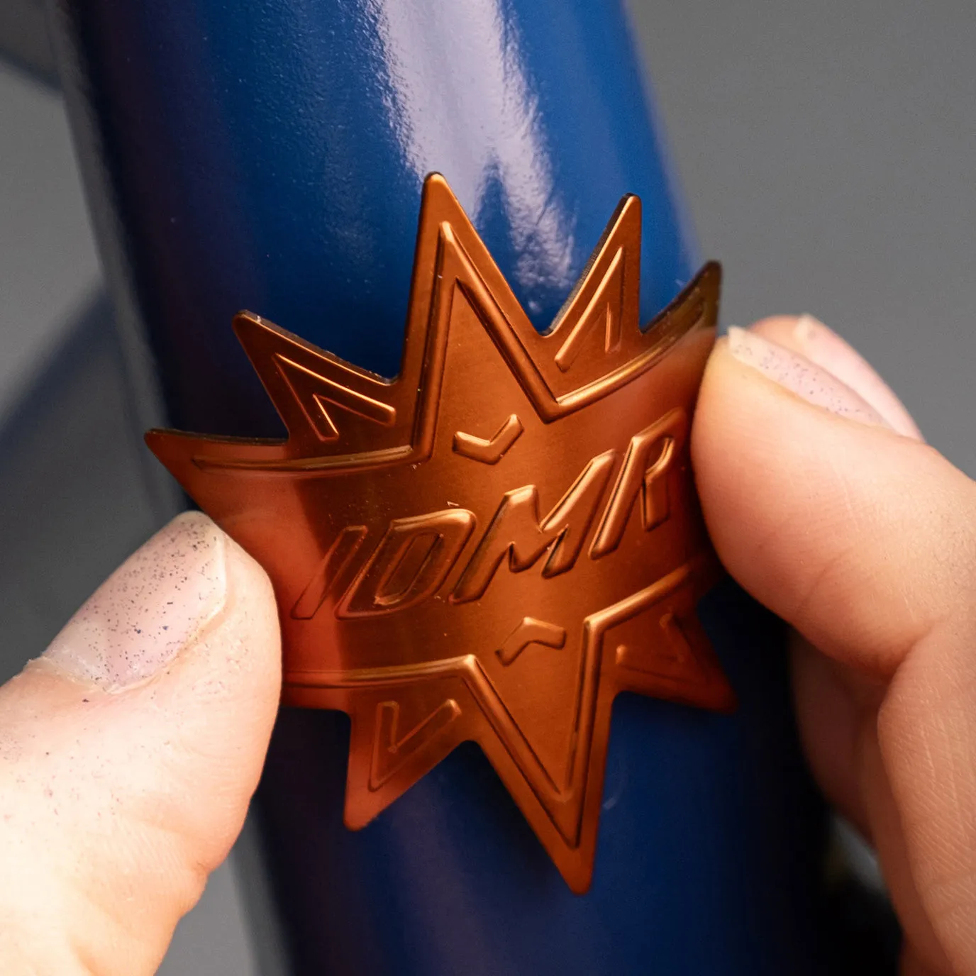 DMR Trailstar head badge emblem alu