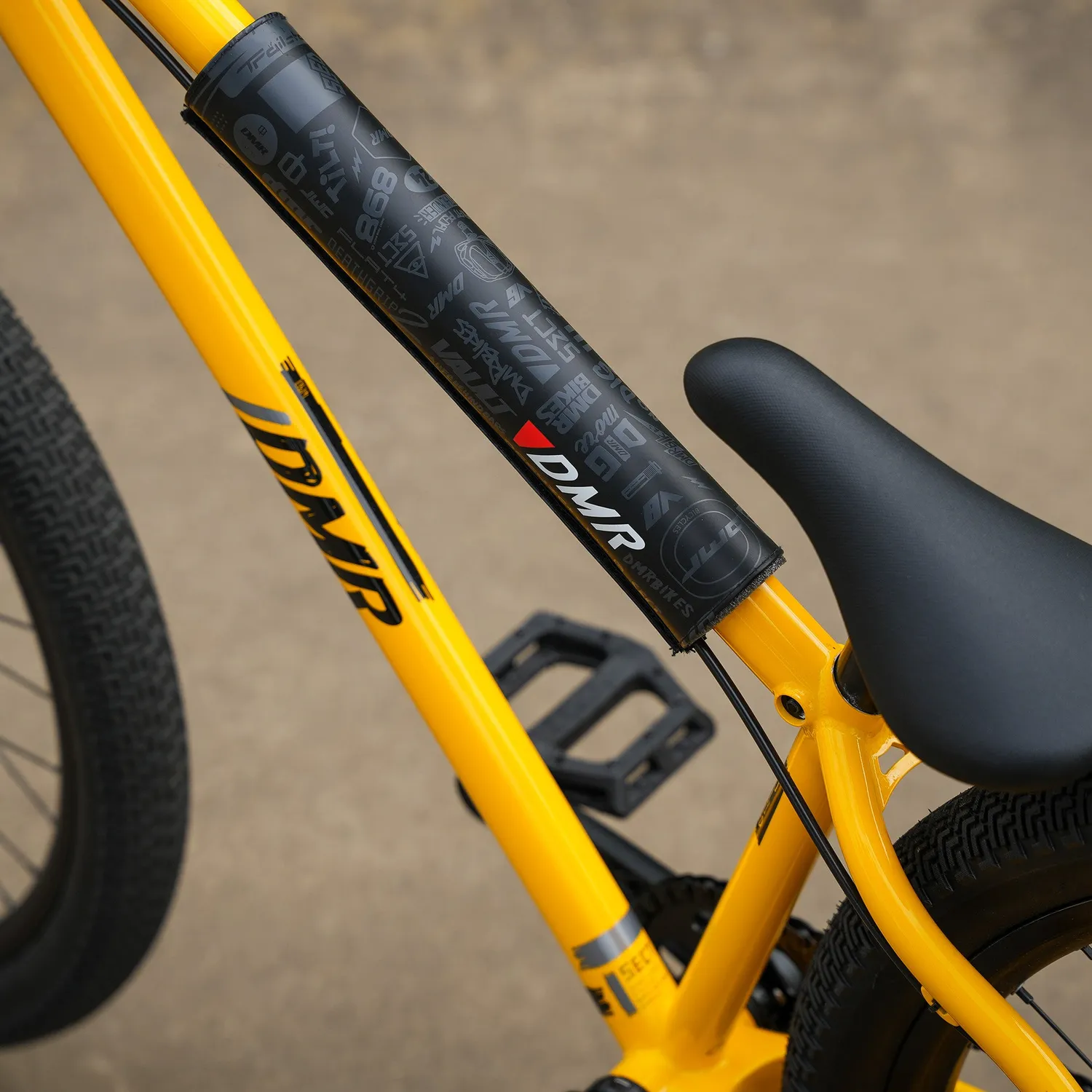 DMR Frame Pad stelbeskytter sort 29-34 mm