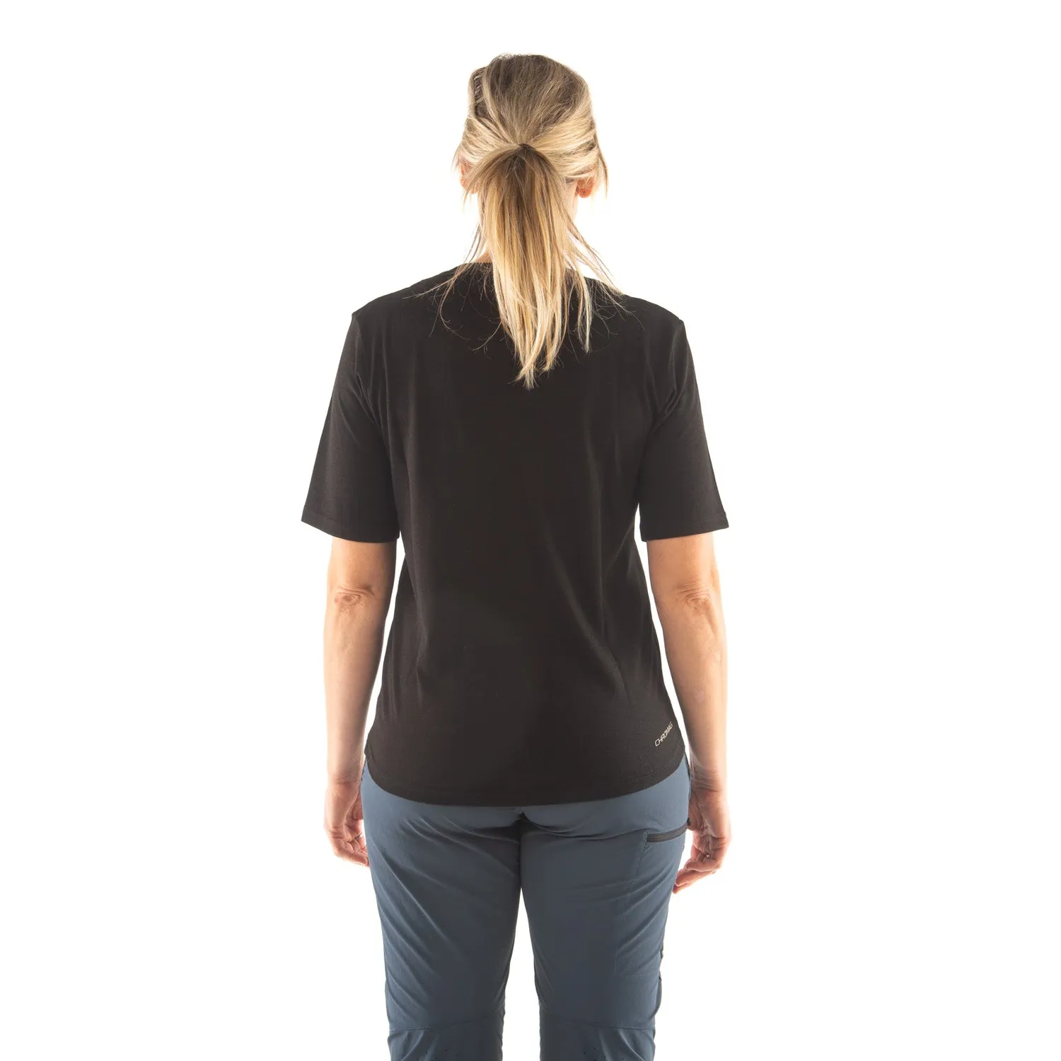 Chromag Roam Jersey cykeltrøje dame sort merino