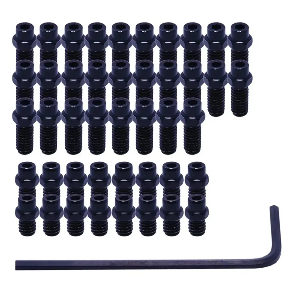 DMR Flip Pins pedalpins 44 stk sort stål
