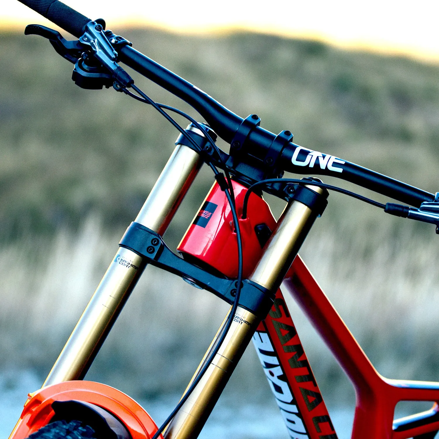 OneUp aluminium styr bundle cockpit 35mm rise