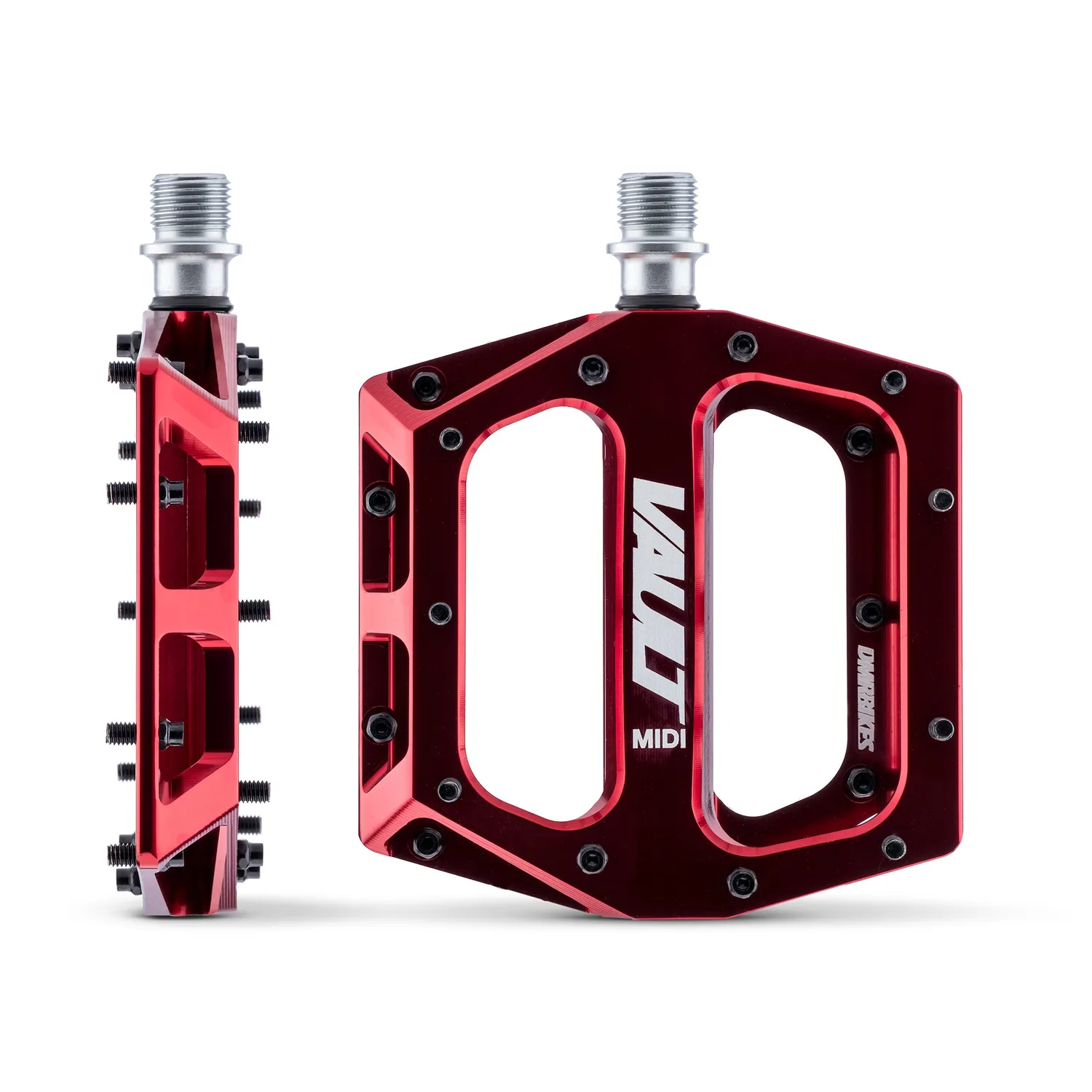 DMR Vault Midi platformpedaler sort medium alu