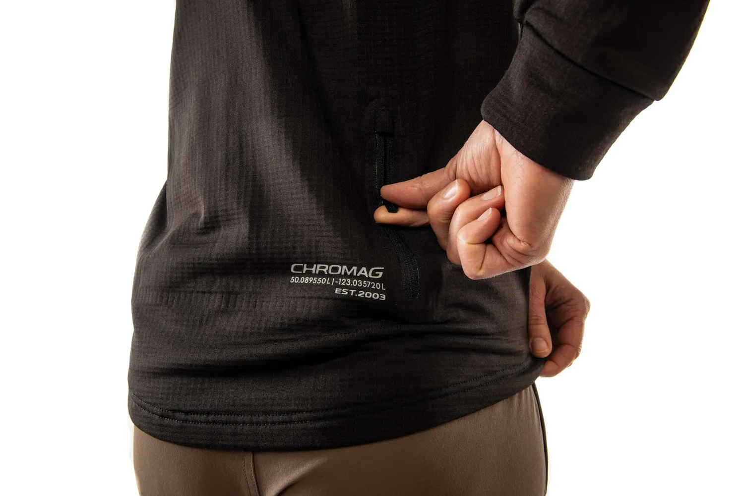 Chromag Destin dame hoodie Black fleece