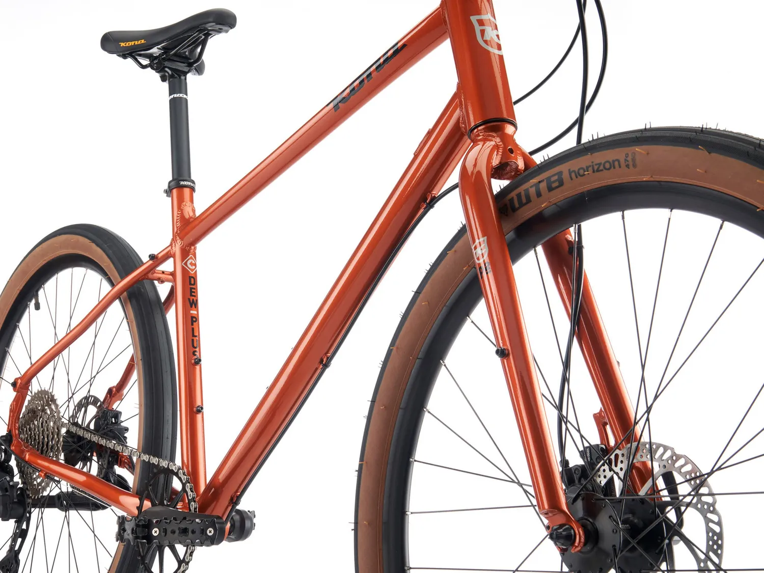 Kona Dew Plus citybike Orange MD hydraulisk