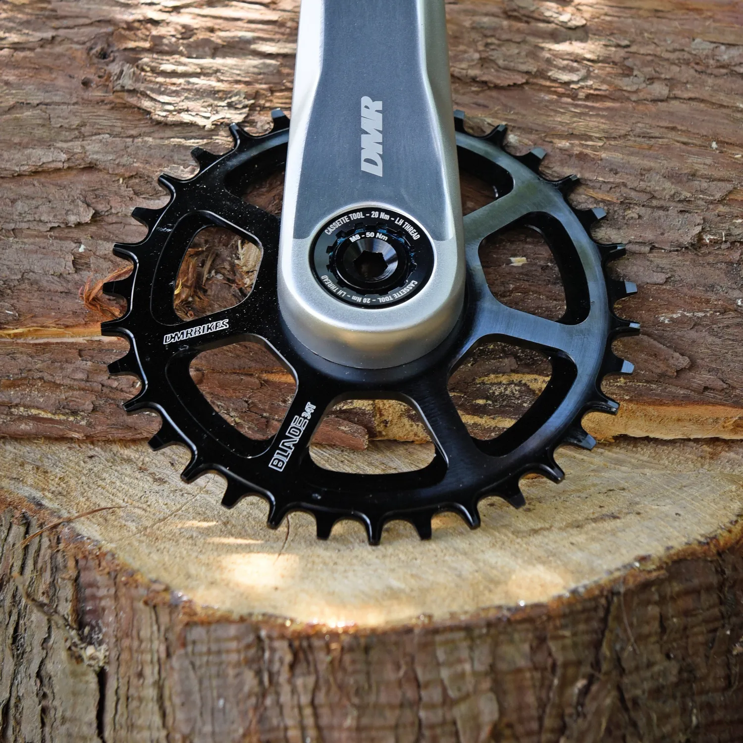 DMR Bikes Blade klinge sort 34T narrow wide