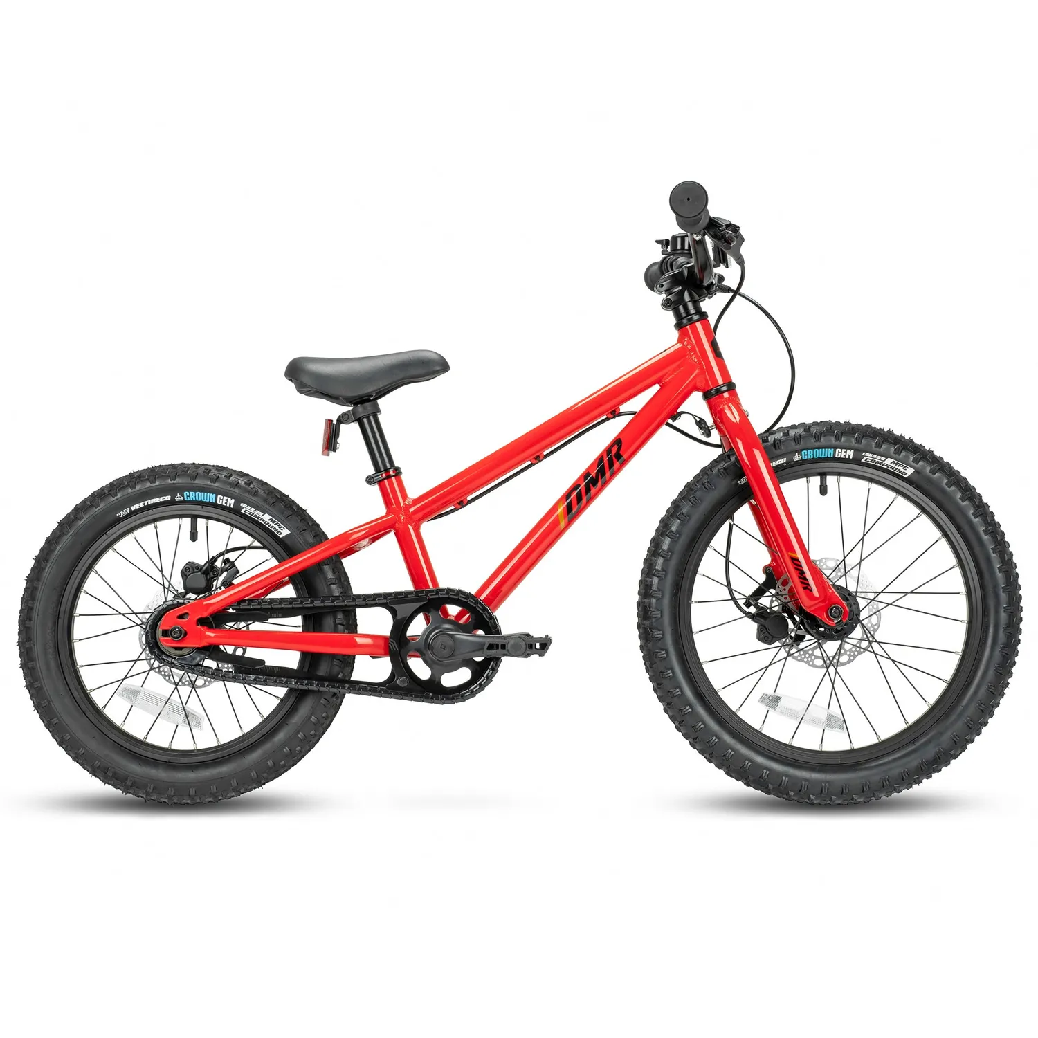 DMR Sidekick børnecykel rød med hydraulisk bremse