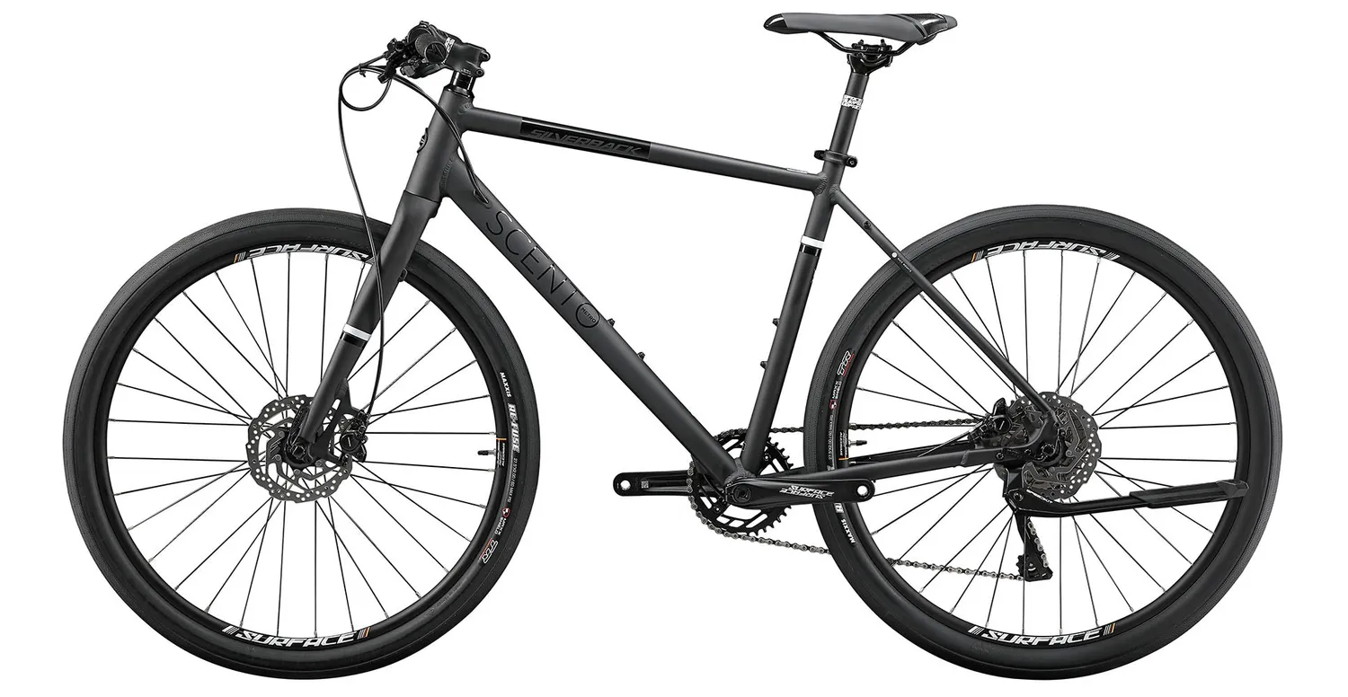 Silverback Scento Metro hybridcykel Stealth Black 1x10